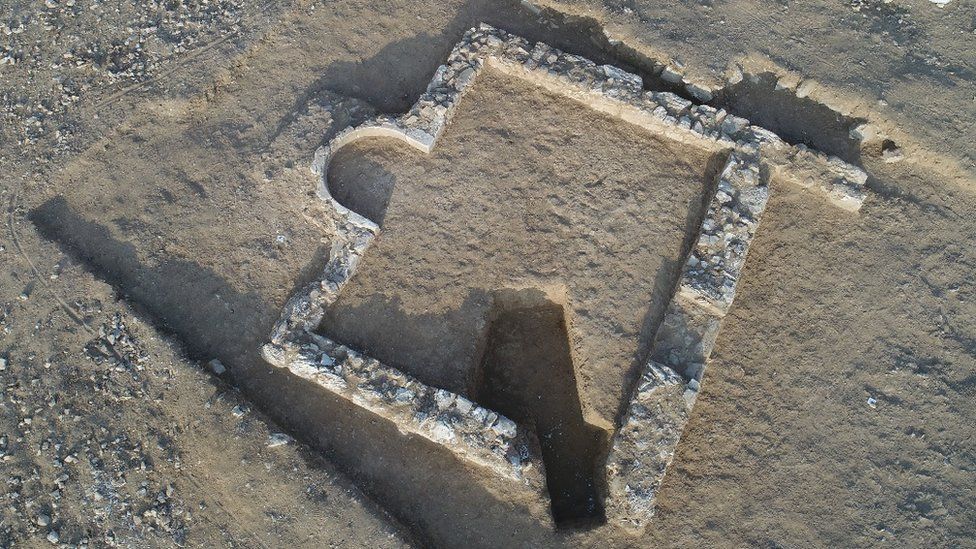 The ruins of a mosque found in Israel