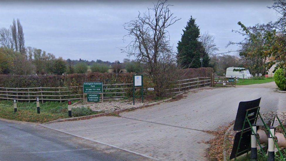 Man injured in Pershore caravan site gas explosion BBC News