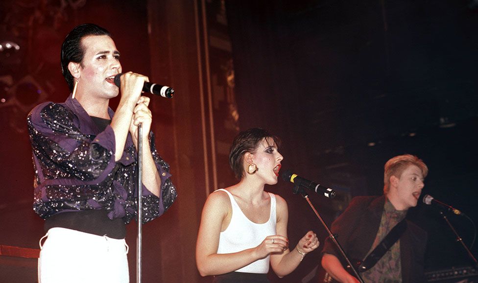 The Human League performing in 1987
