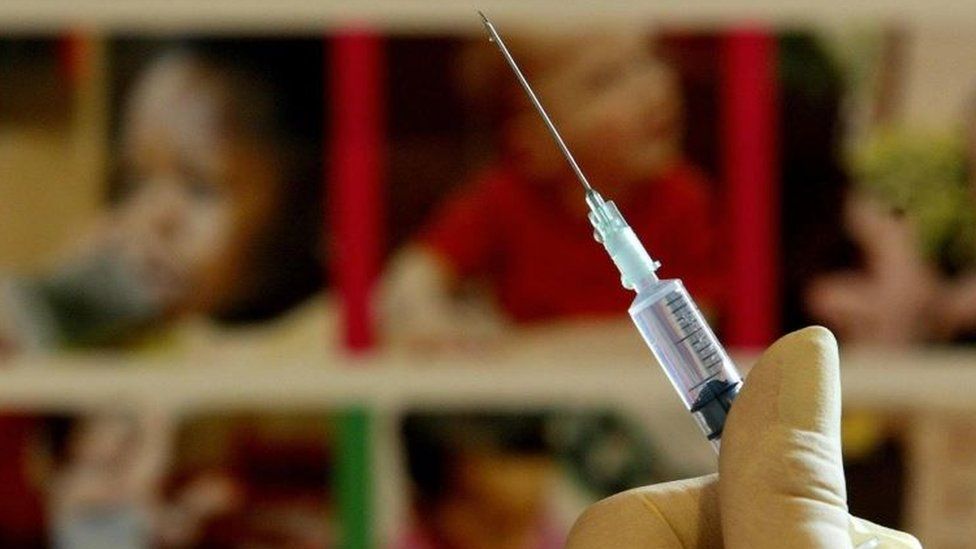 Syringe in a medical centre