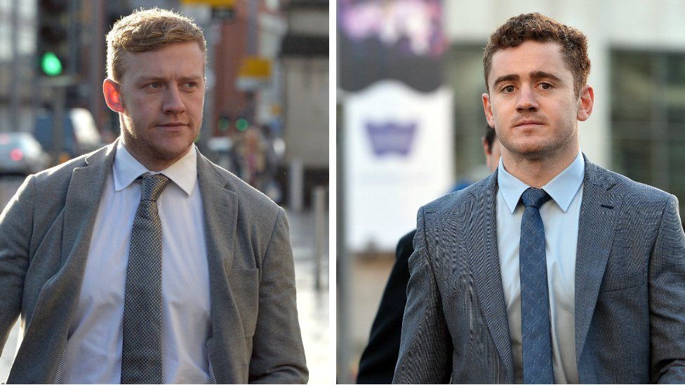 Jackson and Olding rugby rape trial hears text details BBC News