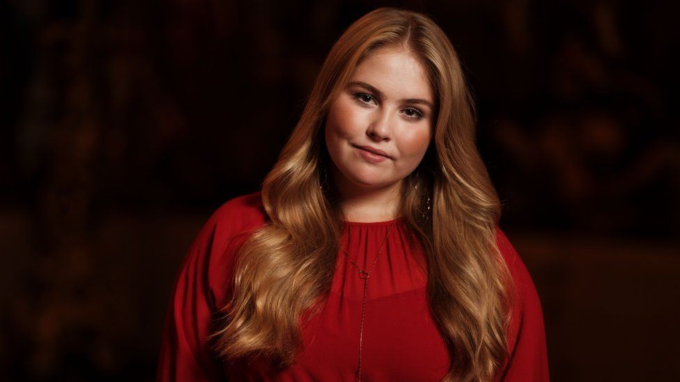 Princess Amalia of The Netherlands in a photo released for her 18th birthday