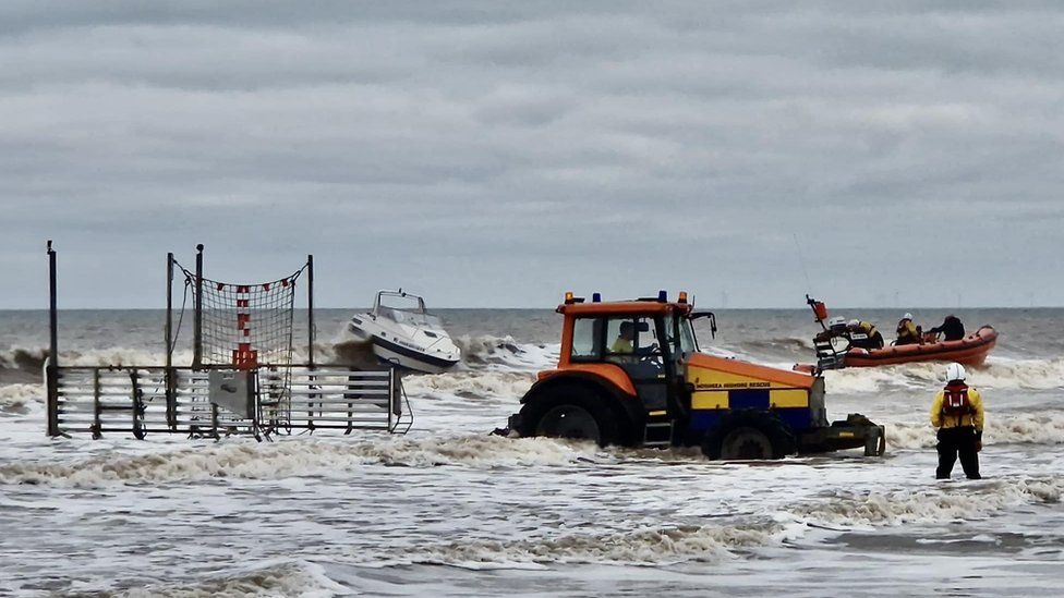 Boat rescue Hornsea