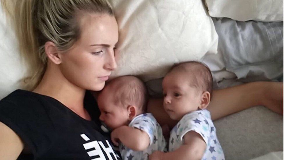 Michaella McCollum and her baby sons