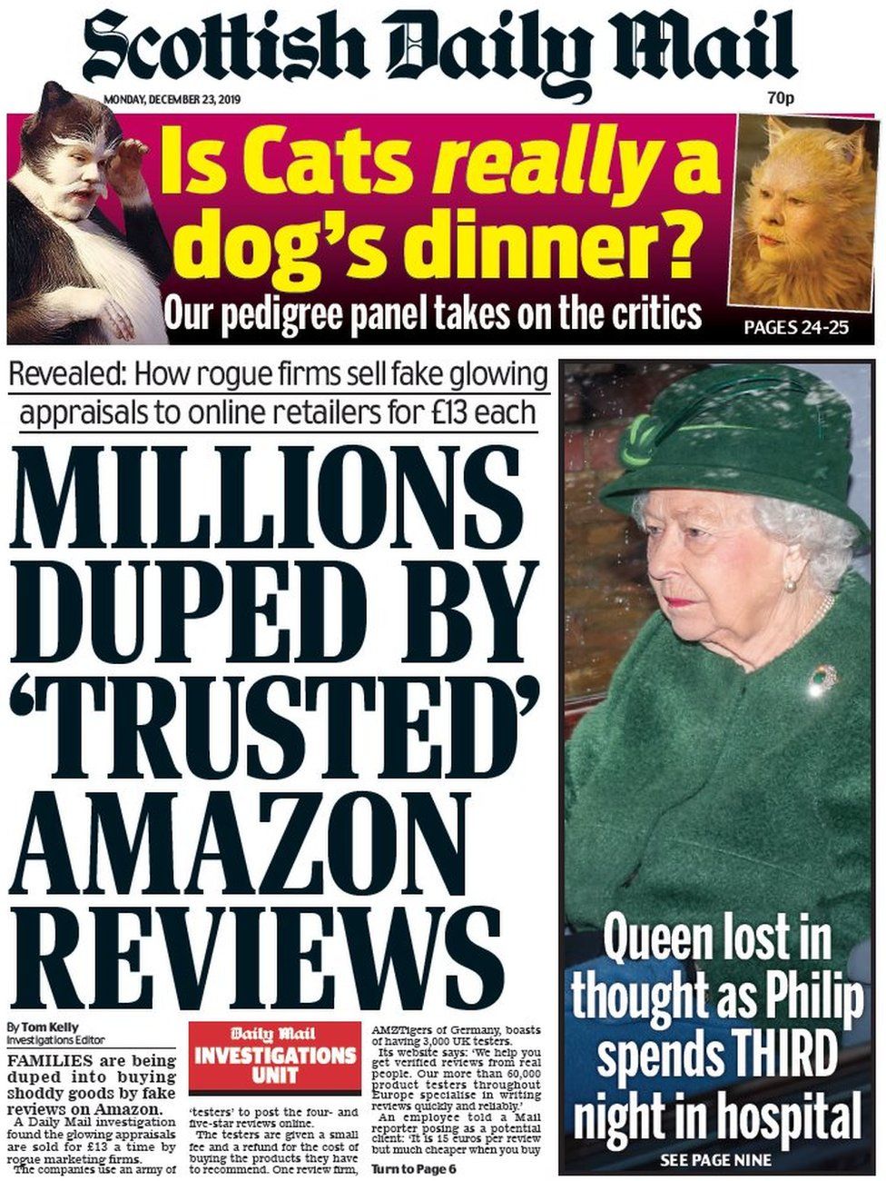 Mail front page