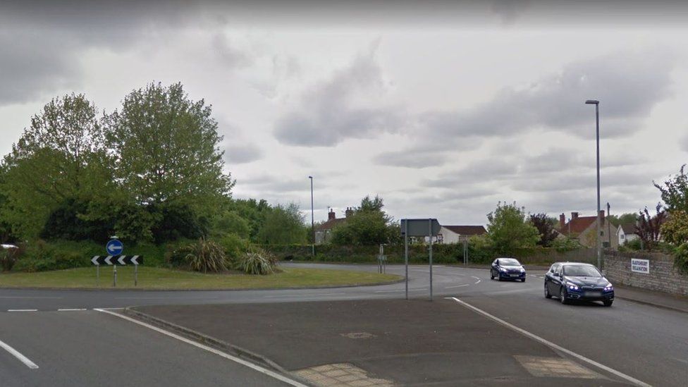 Glastonbury crash Drugdriving arrest after car hits wall BBC News