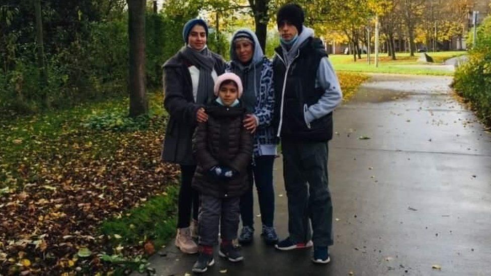 Rizgar's family in Europe