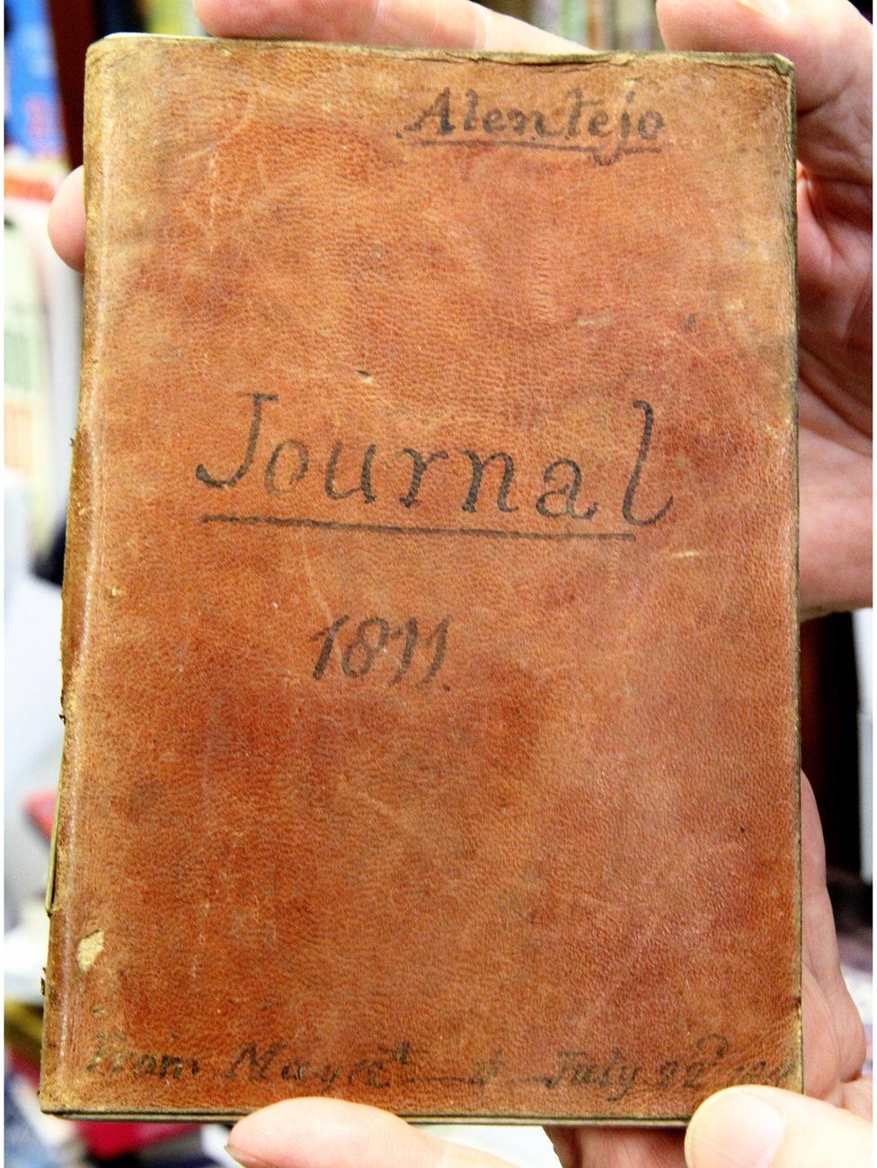The journal's cover, reading 'journal 1611