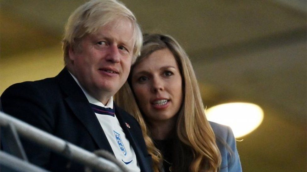 Boris and Carrie Johnson