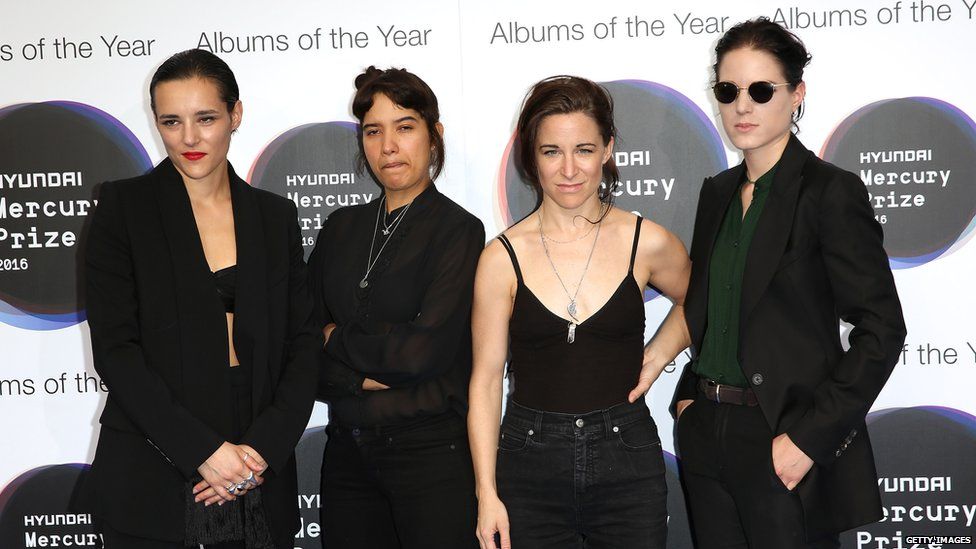 Savages at the 2016 Mercury Prize.