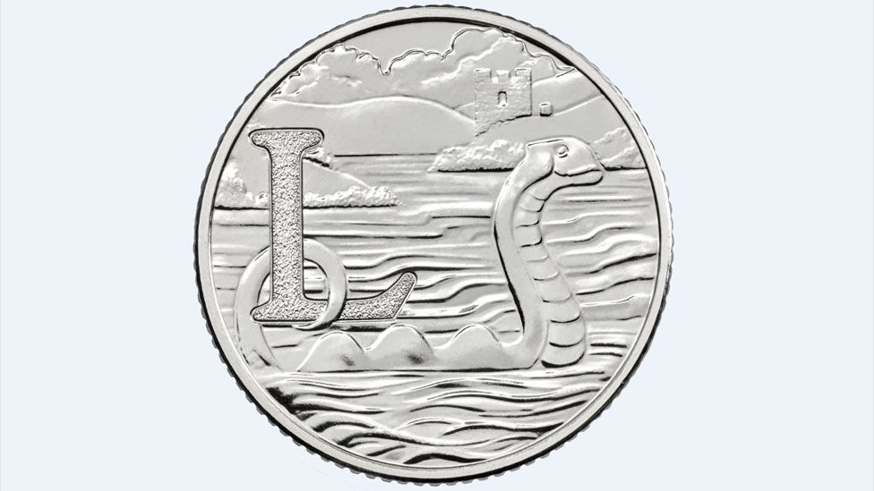 Nessie on a new 10p coin