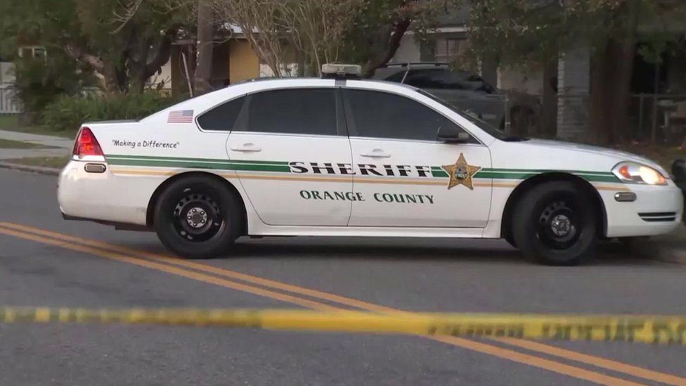 An Orange County Sheriff patrol car