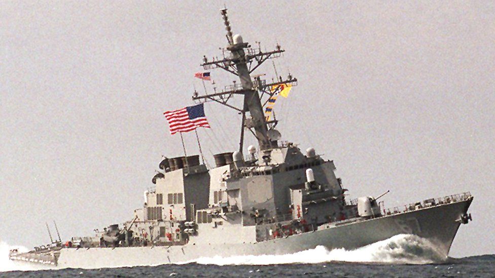 USS Cole - archive shot released in October 2000