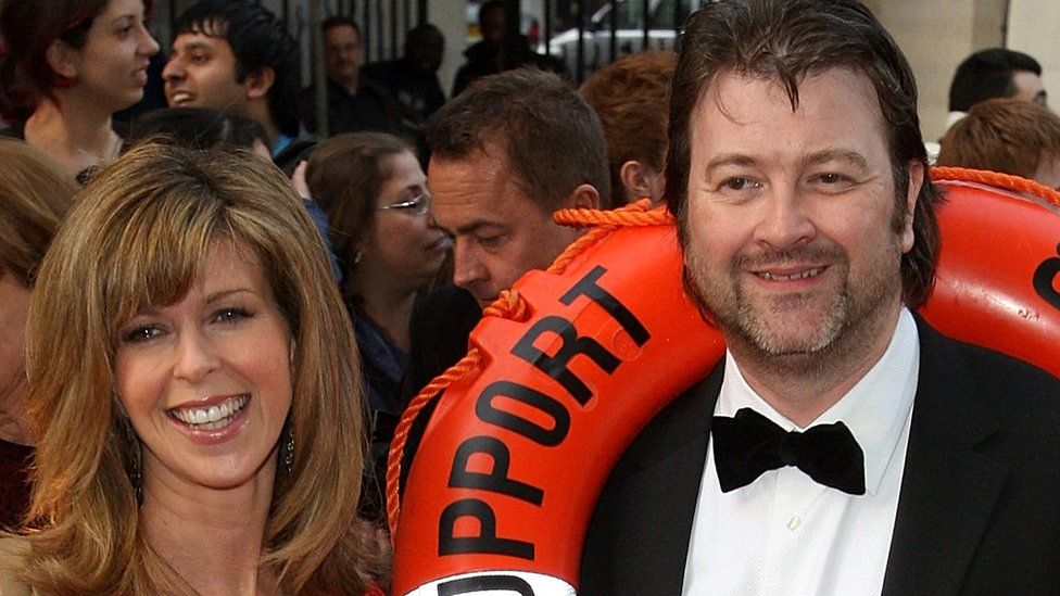 Kate Garraway and Derek Draper pictured in 2009 at the British Book Awards in London