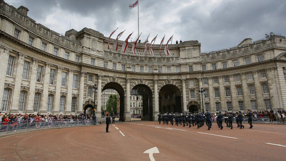 The Admiralty Arch in London