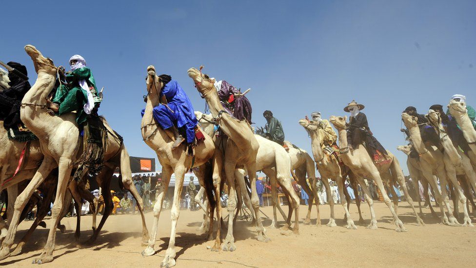 Tuaregs in the north of Niger