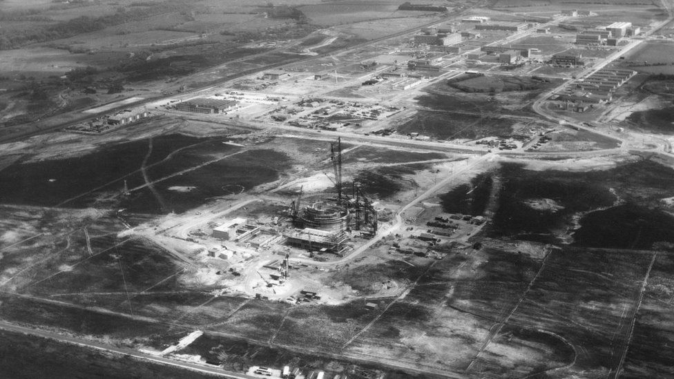 Winfrith from the air in 1961