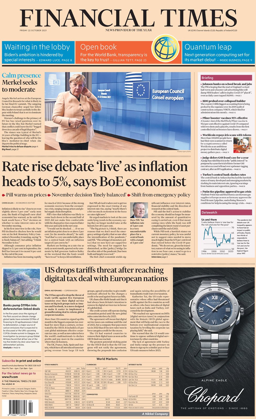 FT 22 October 2021