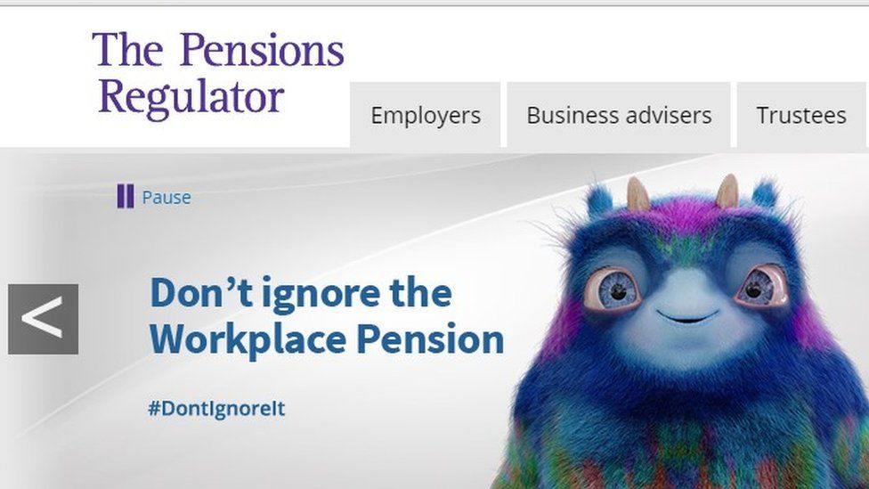The Pensions Regulator website