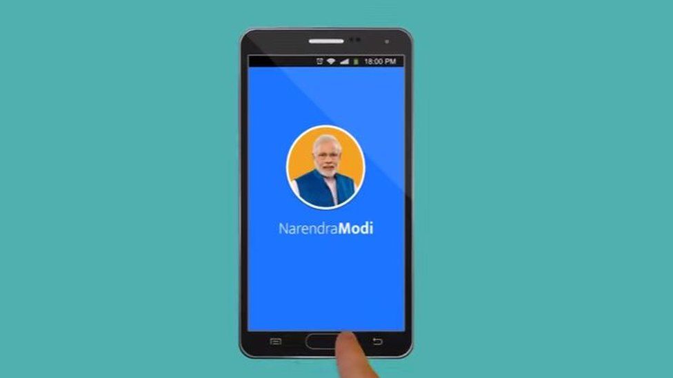 Image of Narendra Modi app from Google Play