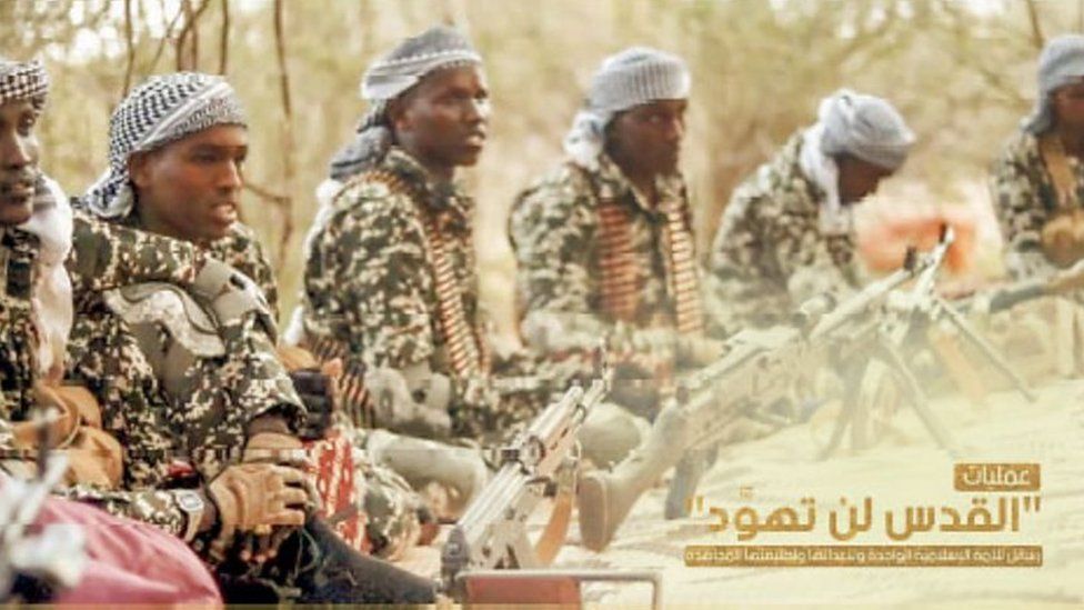 Propaganda picture of Al-Shabab