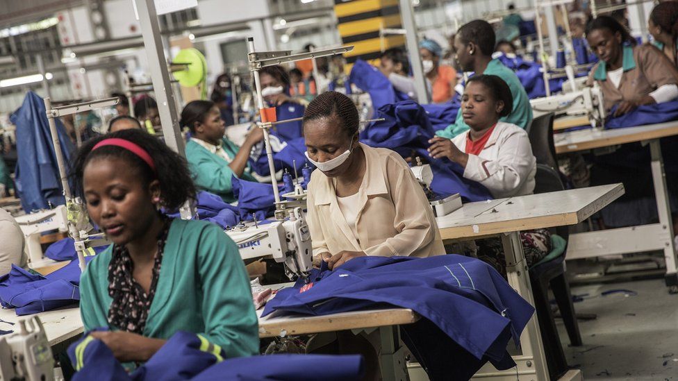Textile workers in Swaziland