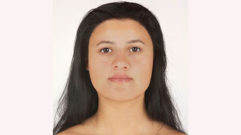 Facial reconstruction of Early Bronze Age woman Ava