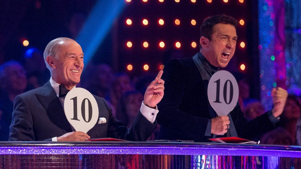 Len Goodman and Bruno Tonioli on Strictly Come Dancing