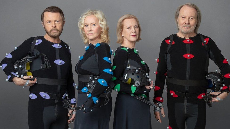 Abba in motion capture suits