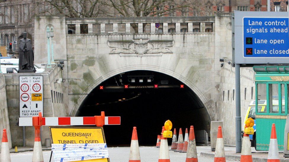 Queensway tunnel crash Woman dies and two hurt BBC News