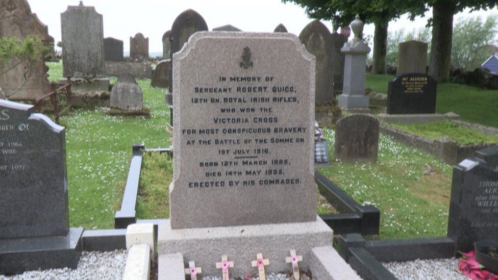 Sgt Robert Quigg's grave