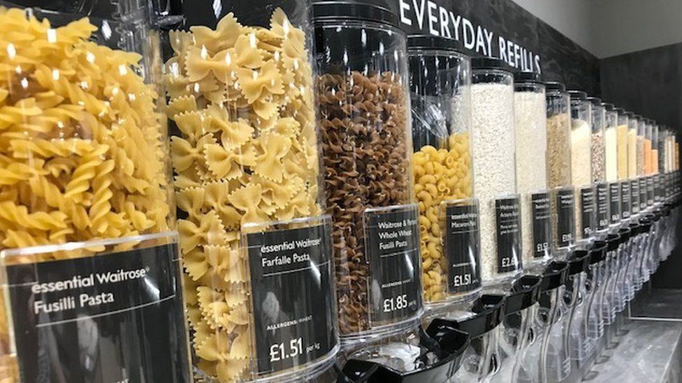 Single-use supermarket food packaging and its alternatives