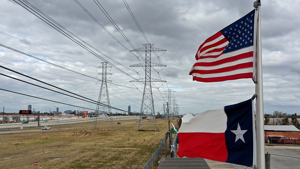 Texas power lines