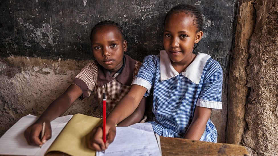 Pupils in Kenya