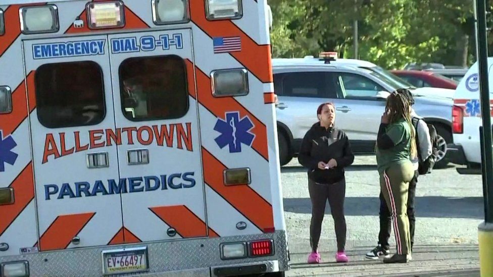 Dozens in hospital after gas leak at Pennsylvania childcare centre