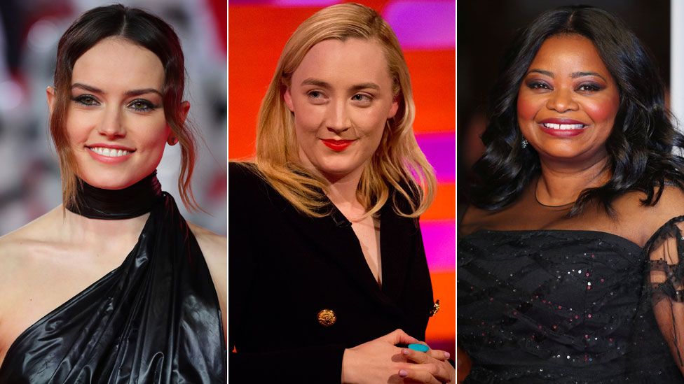 Daisy Ridley, Saoirse Ronan and Octavia Spencer