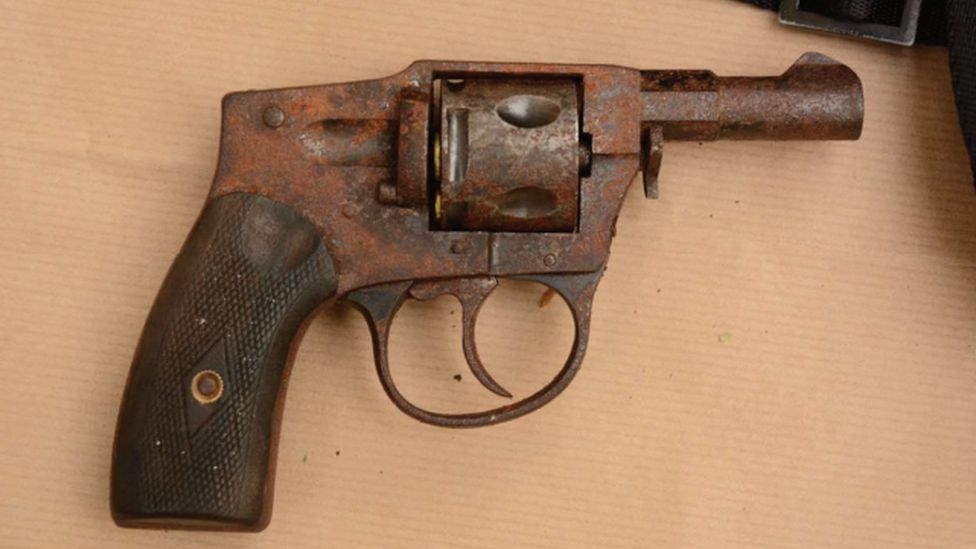 The gun used in the attack