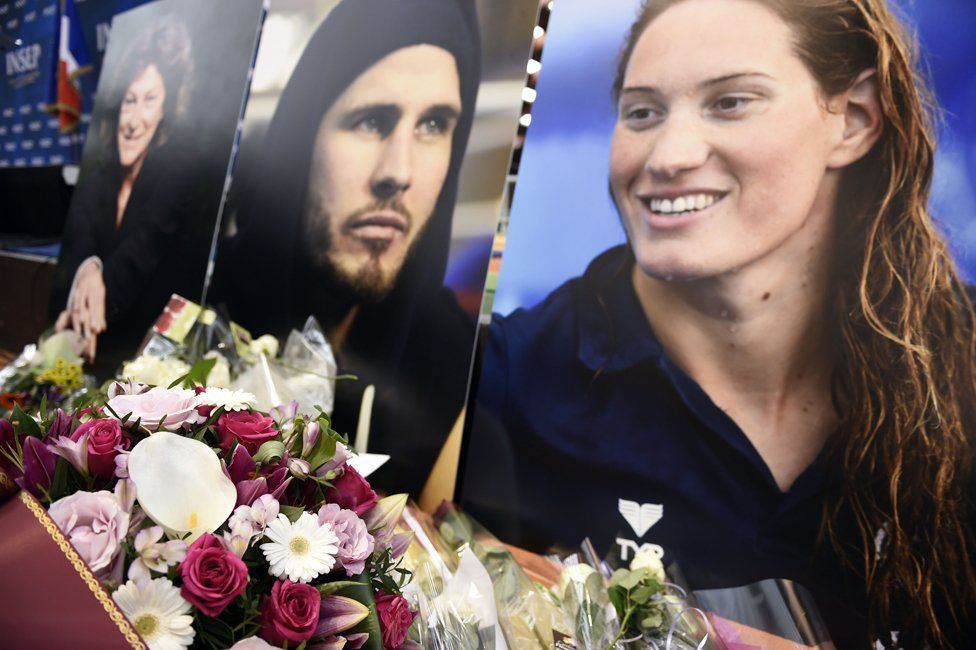 Tributes to three victims of the 2015 helicopter crash