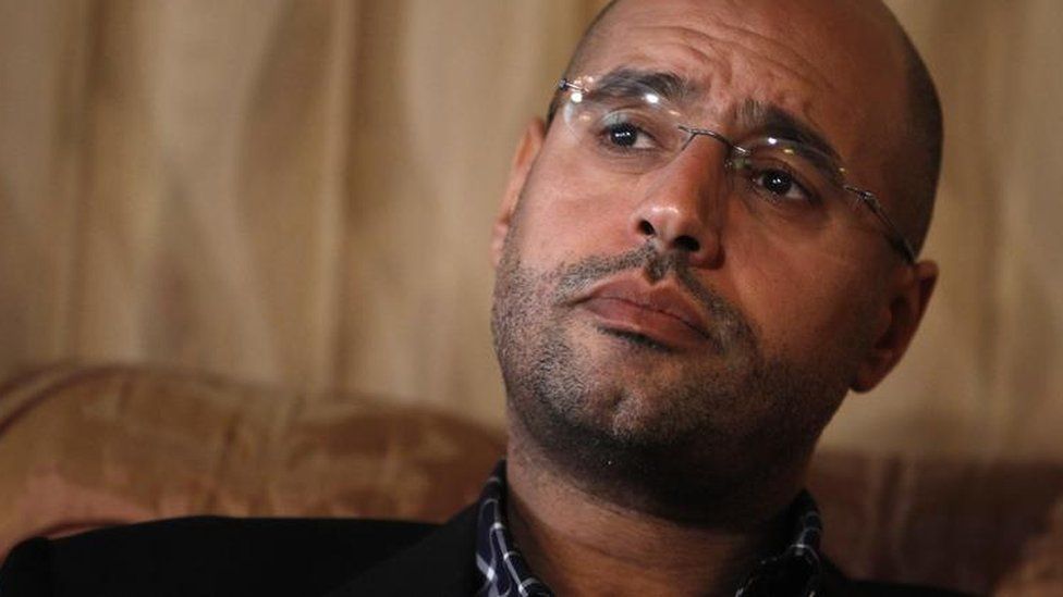 Saif al-Islam in 2011 interview with Reuters