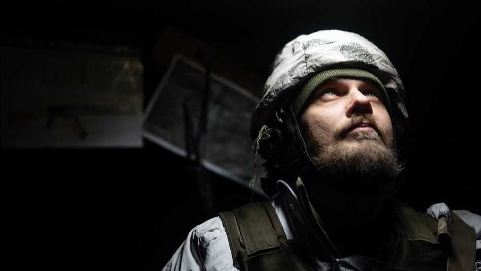 Ukrainian serviceman from the 25th Air Assault Battalion