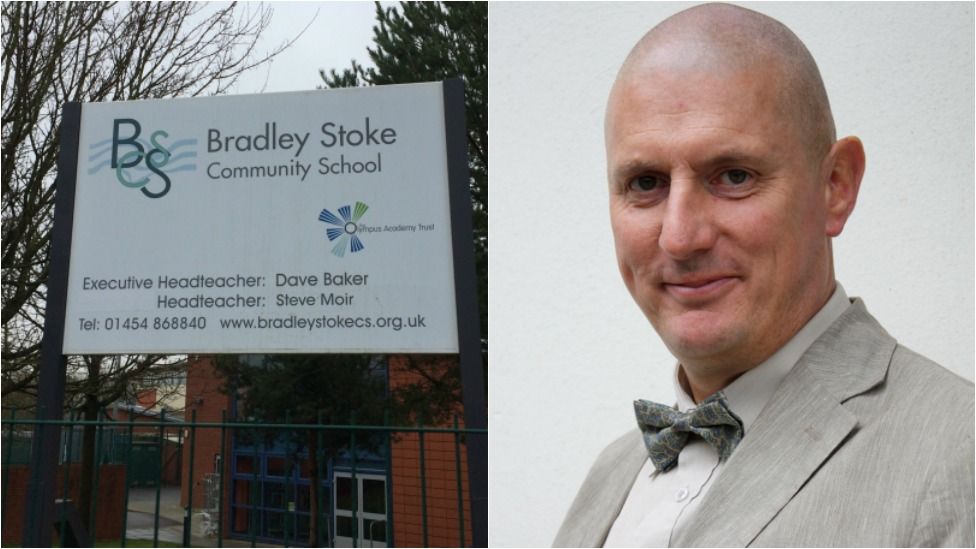 Bradley Stoke Community School and Olympus CEO Dave Baker