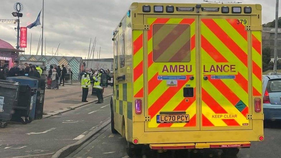 Ambulance at Southend-on-Sea