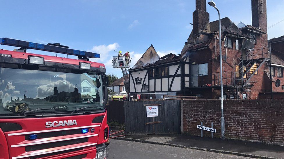 Fire at Margate pub