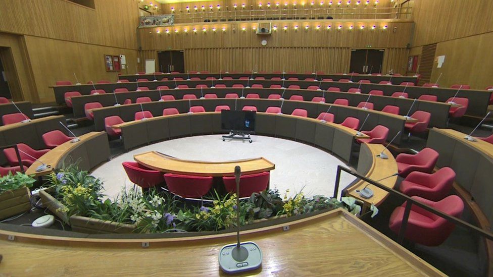 Cornwall Council chamber