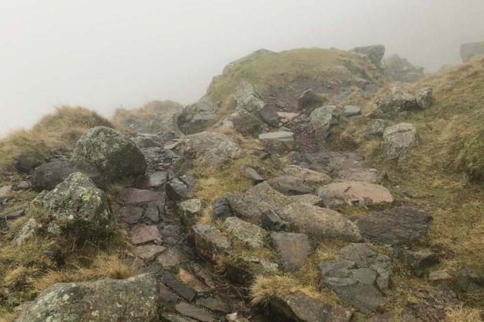 Path on Scafell Pike
