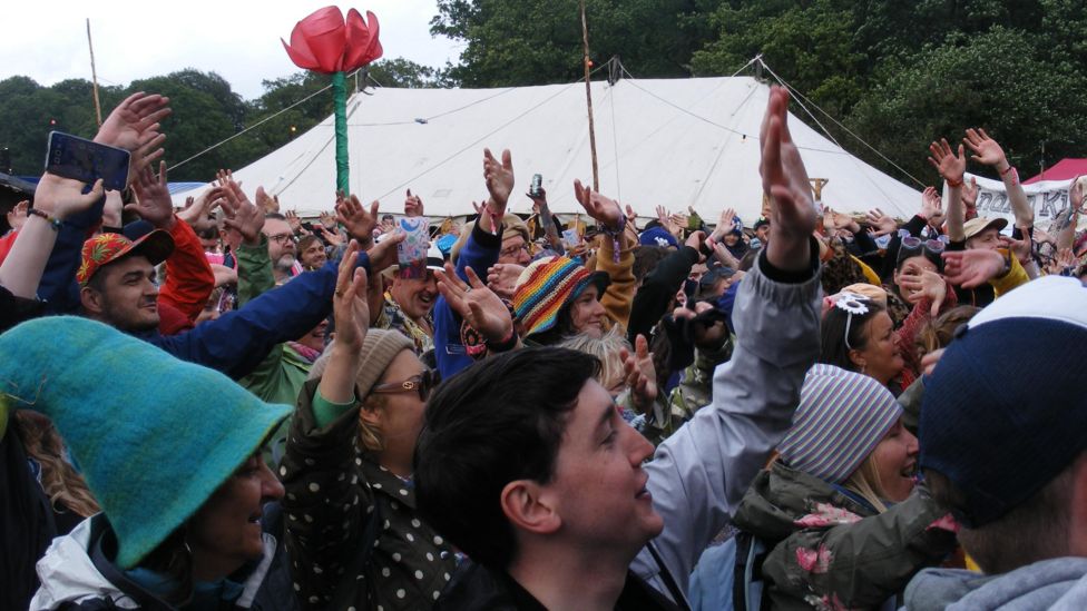 In pictures: Eden Festival back in action after Covid absence - BBC News