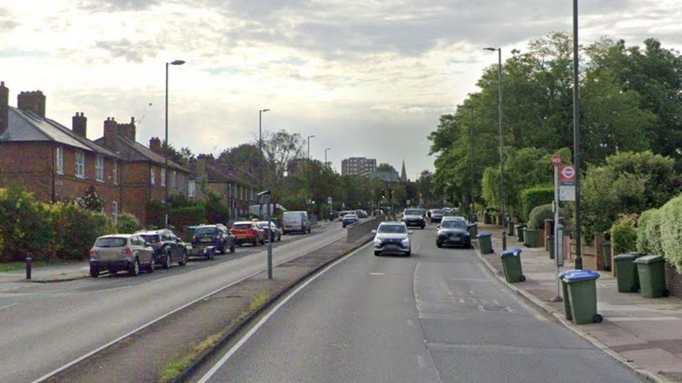 Eltham crash: Woman and baby taken to hospital after hit-and-run - BBC News