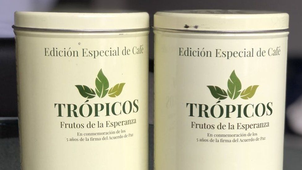 Two tins of Tropicos coffee
