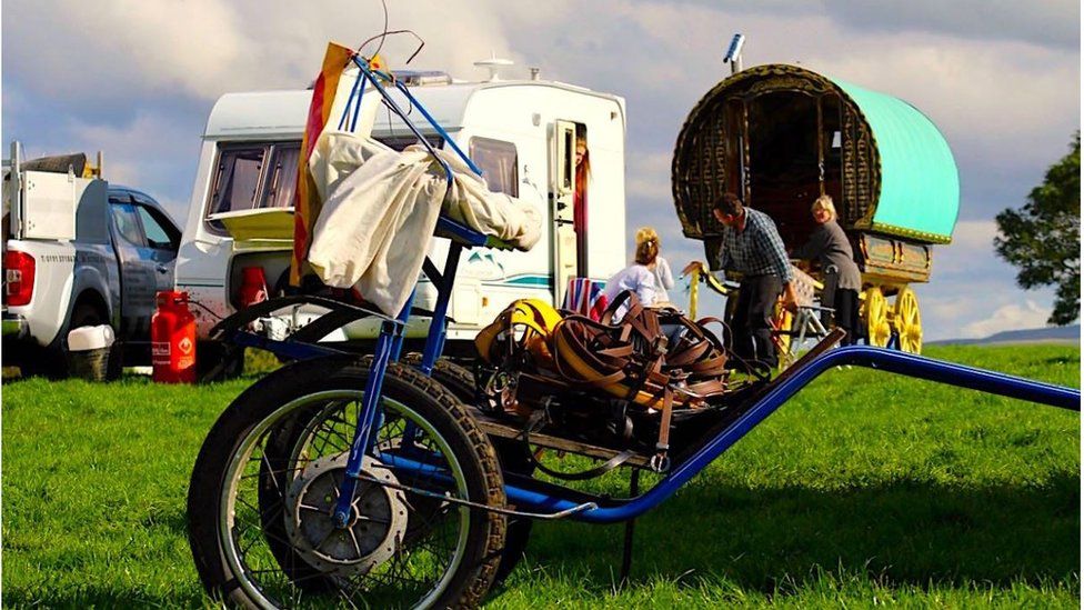 Travellers at Brough Hill Fair