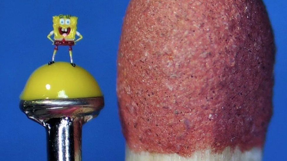 SpongeBob SquarePants micro art